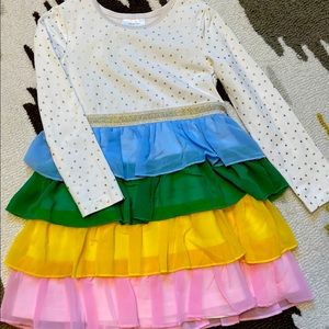 Hanna Anderson rainbow dress